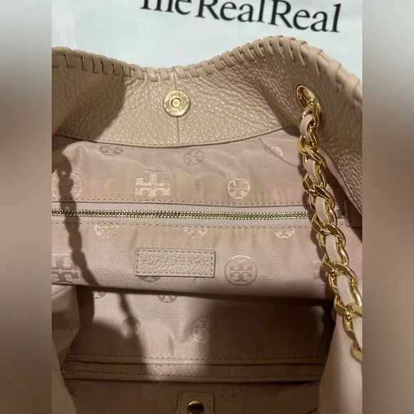 Tory Burch Tan/pink Leather Tote Bag - Picture 11 of 13